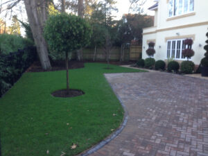 New Build - Planting & Turfing - Front Finished